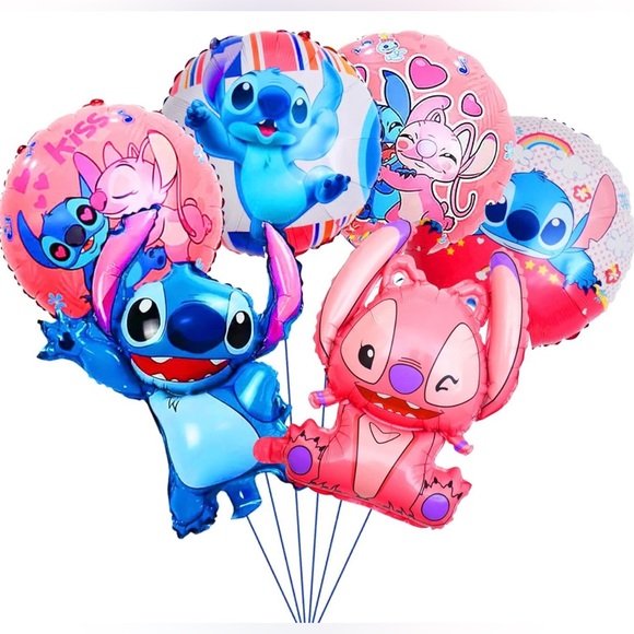 NEW STITCH BIRTHDAY PARTY FOIL BALLOONS - 6 - Picture 4 of 4